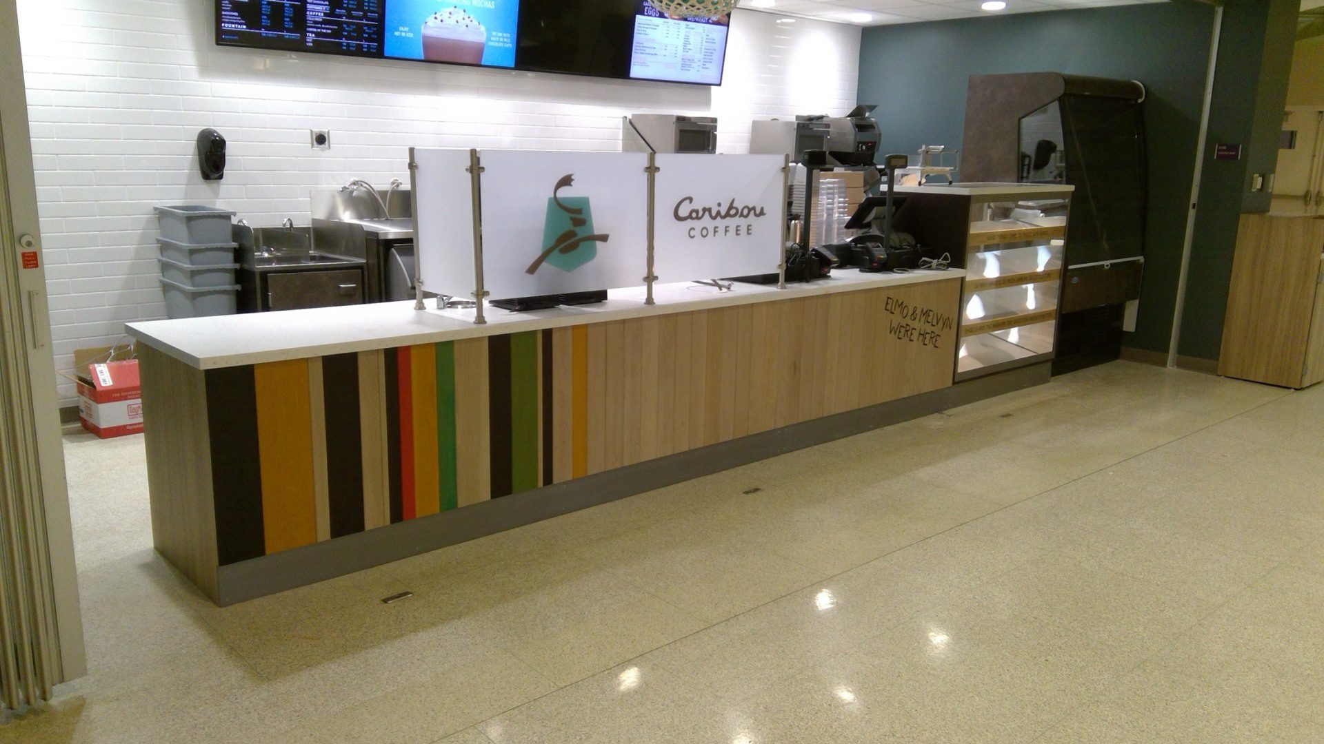 A Caribar Coffee Section Place With Display